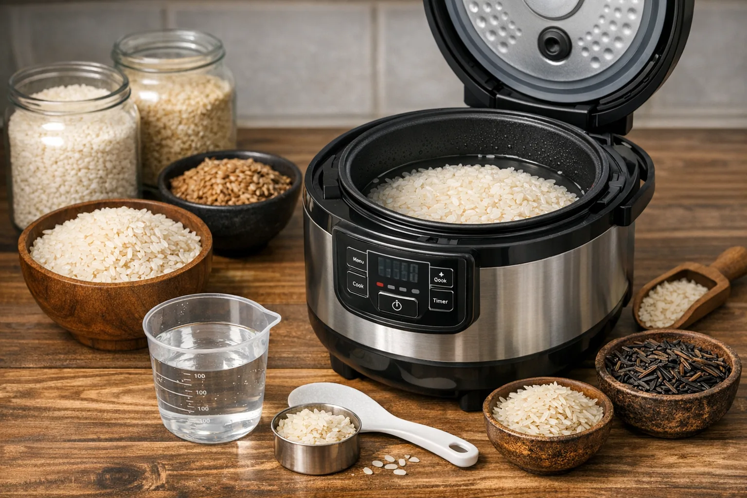 Erste Schritte mit dem Reiskocher: Einrichtung, Wassermenge und ideale Reissorten