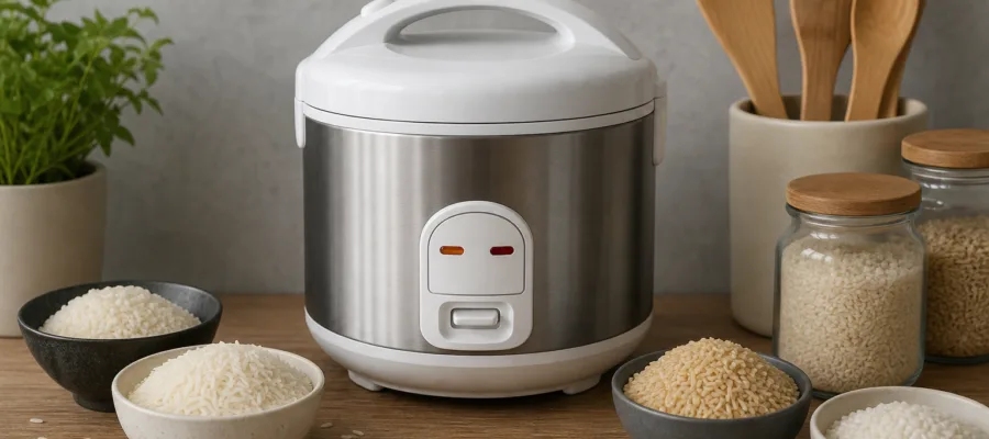 Reiskocher fuer verschiedene Reissorten anwenden: Tipps fuer Basmati, Jasmin & Co.